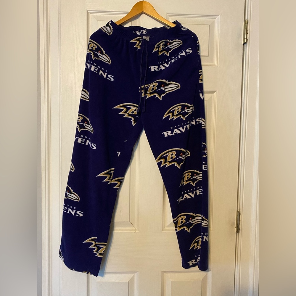 Baltimore Ravens Pajamas (Official NFL Sleepwear) Size Medium